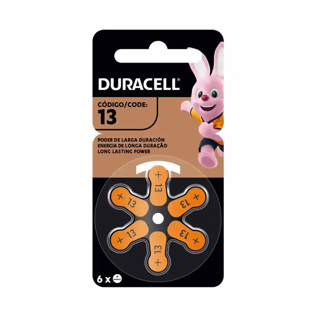 Duracell Pack 6 Pilasnumero 13