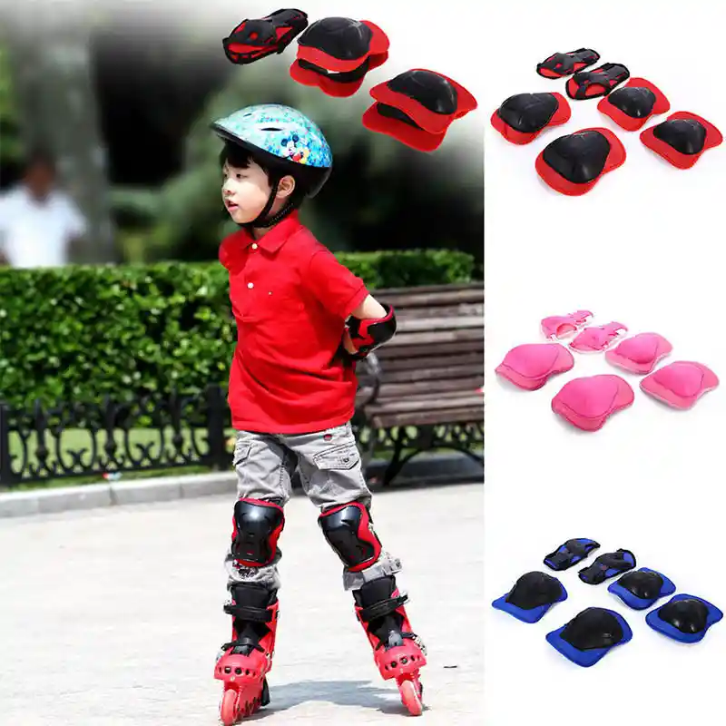 Set Protección Niño 6 Piezas Patines Roller Skate Deportes Azul