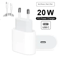 Cargador Iphone Carga Rápida 20w + Cable Usb-c A Lightning