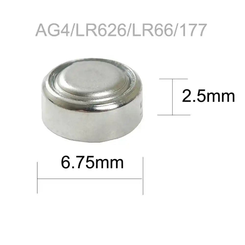 Pack 10 Pilas Ag4 Cx66w 377a Button Cell Tipo Reloj Alkalina