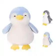Peluche Pingüino Gris 28cm Sr. Miniso