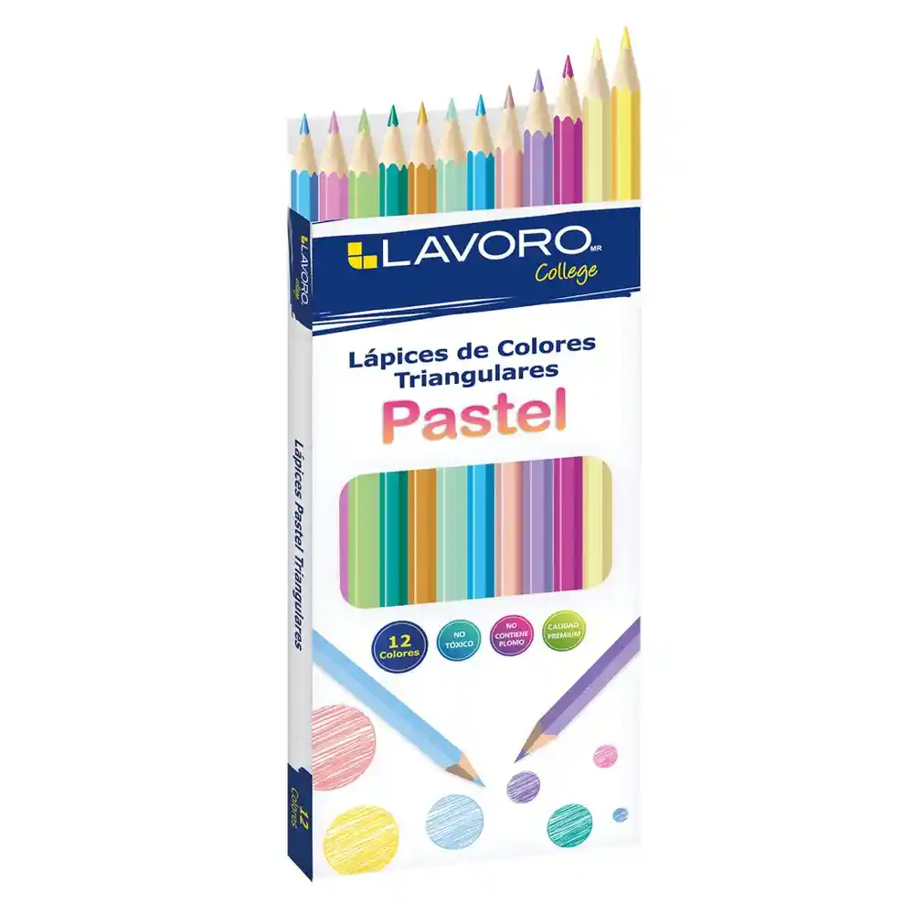 Lapices De Colores Pasteles