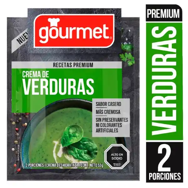 Gourmet Crema Premium Verduras