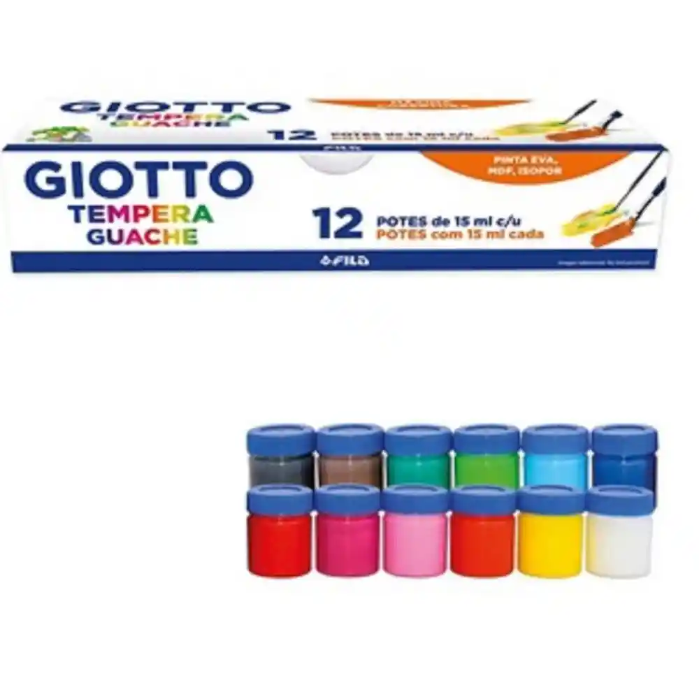 Tempera Giotto X12colores