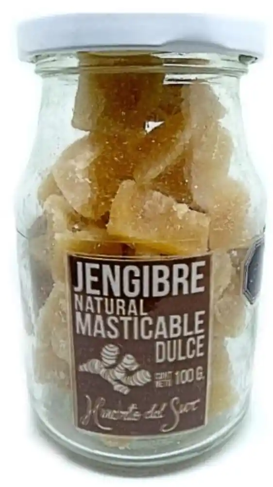 Huerto Del Sur - Jengibre Natural Masticable Dulce 100 Gr