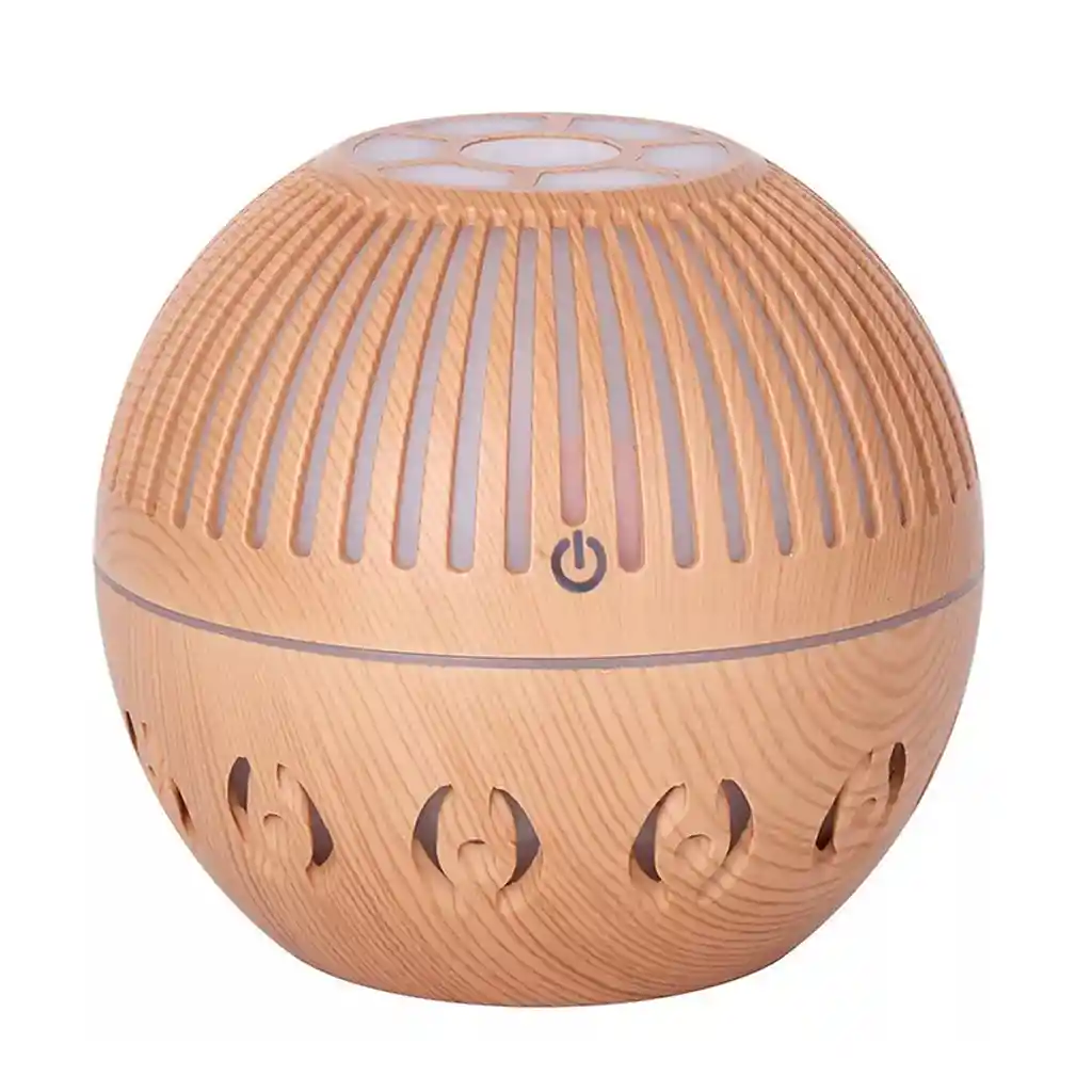 Humidificador Aire Café Con Luces Antideslizante