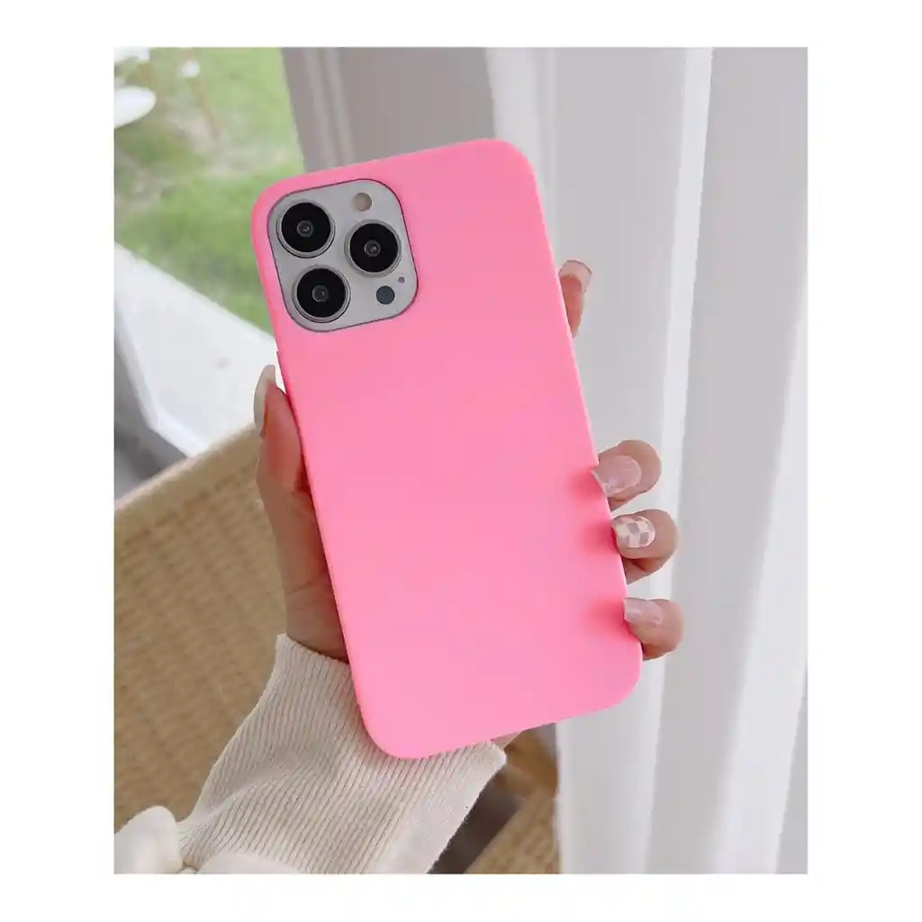 Carcasa Para Iphone 12 Mini Color Rosado