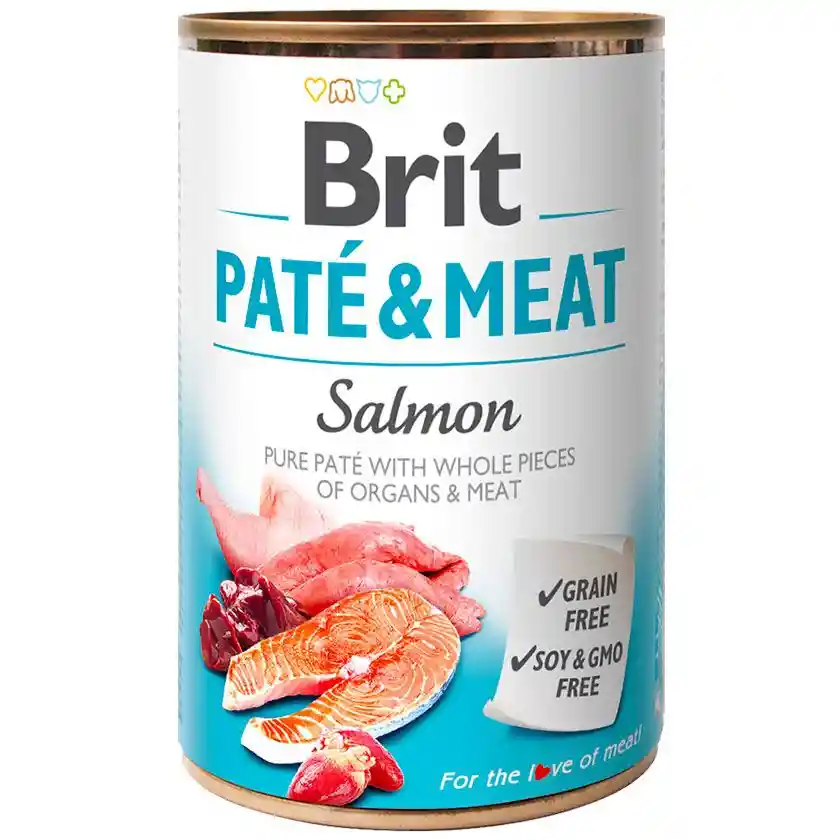 Brit Latapate Y Meat Salmon 400 Gramos