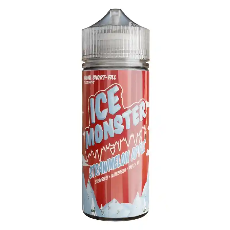 Líquido Icemonster Strawmelon Apple 100 Ml - 00mg