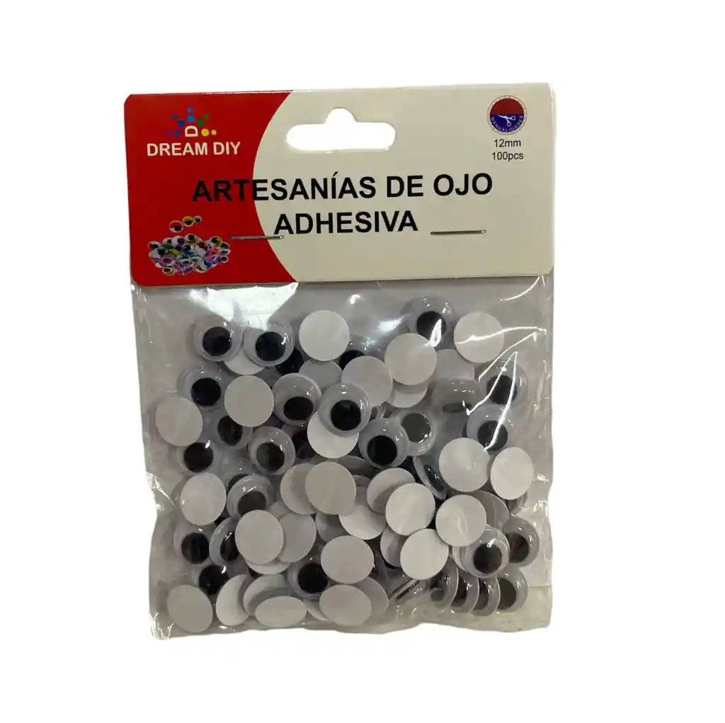 Ojos Locos 12 Mm 100 Pcs