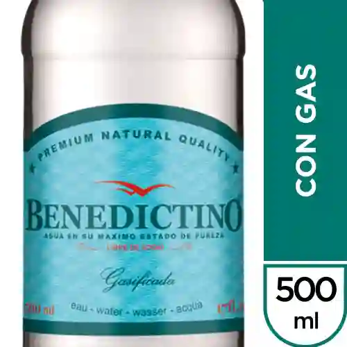 Agua Mineral Benedictino con Gas 500 Cc
