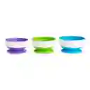 Set De 3 Bowls Con Antideslizante Munchkin Stay Put