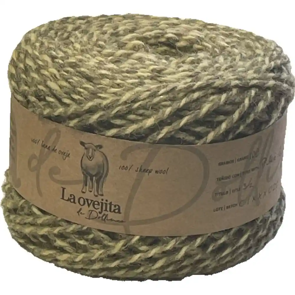 Lana Jaspeada Color Pitio Ciruelillo La Ovejita De Dollinco