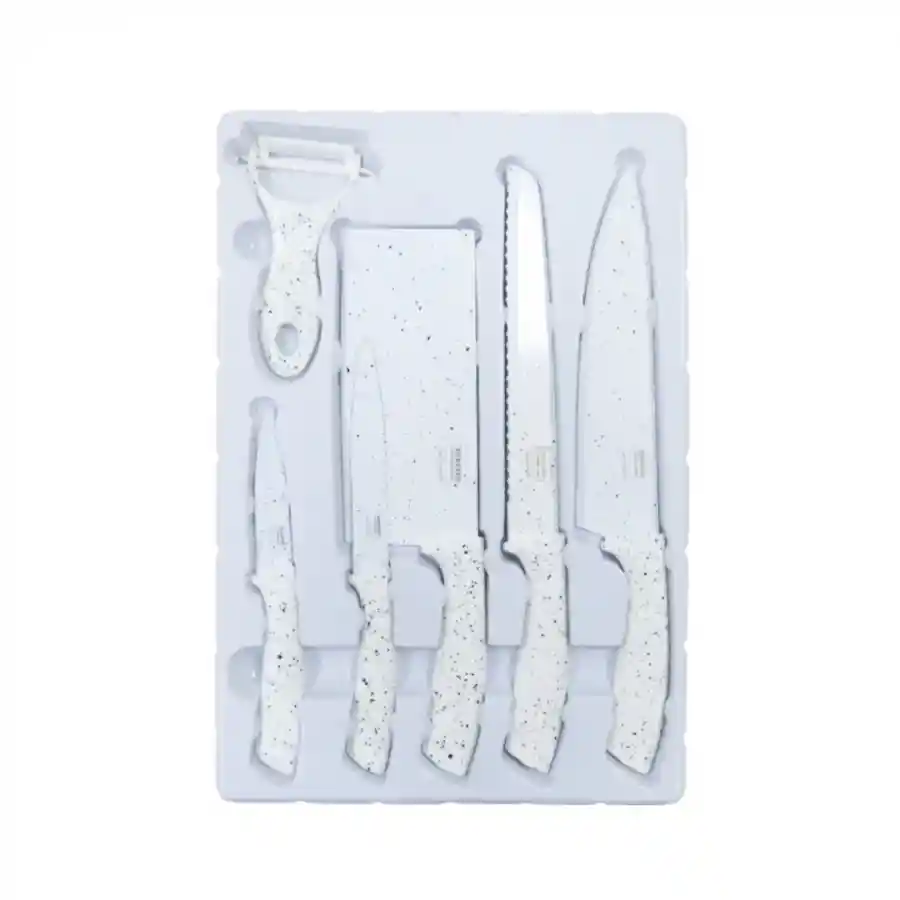 Set De Cuchillo Para Cocina De 6pcs