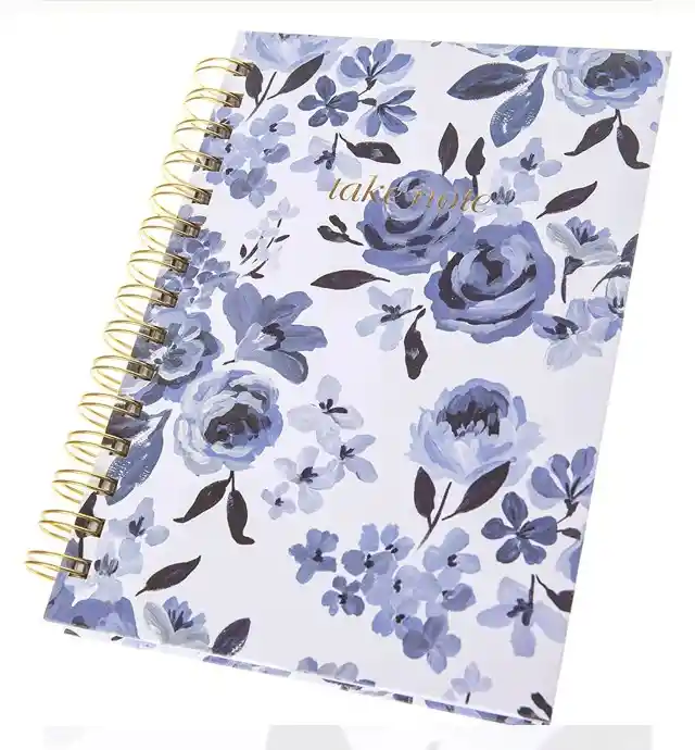 Libreta Rosas Azules