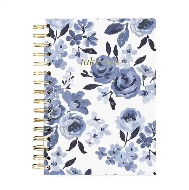 Libreta Rosas Azules