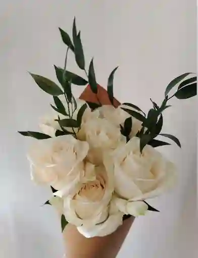 6 Rosas Blancas