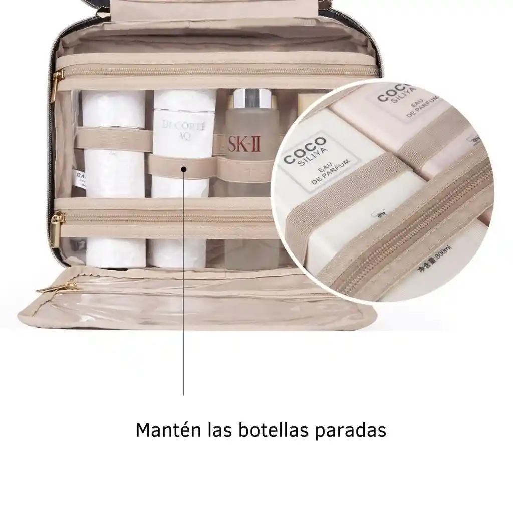 Bagsmart - Neceser Kit De Viaje Con Gancho - Rayas