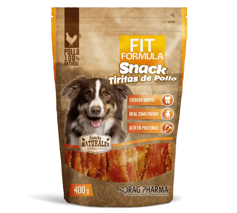 Fit Formula Snack Tiritas De Pollo 400 Grs