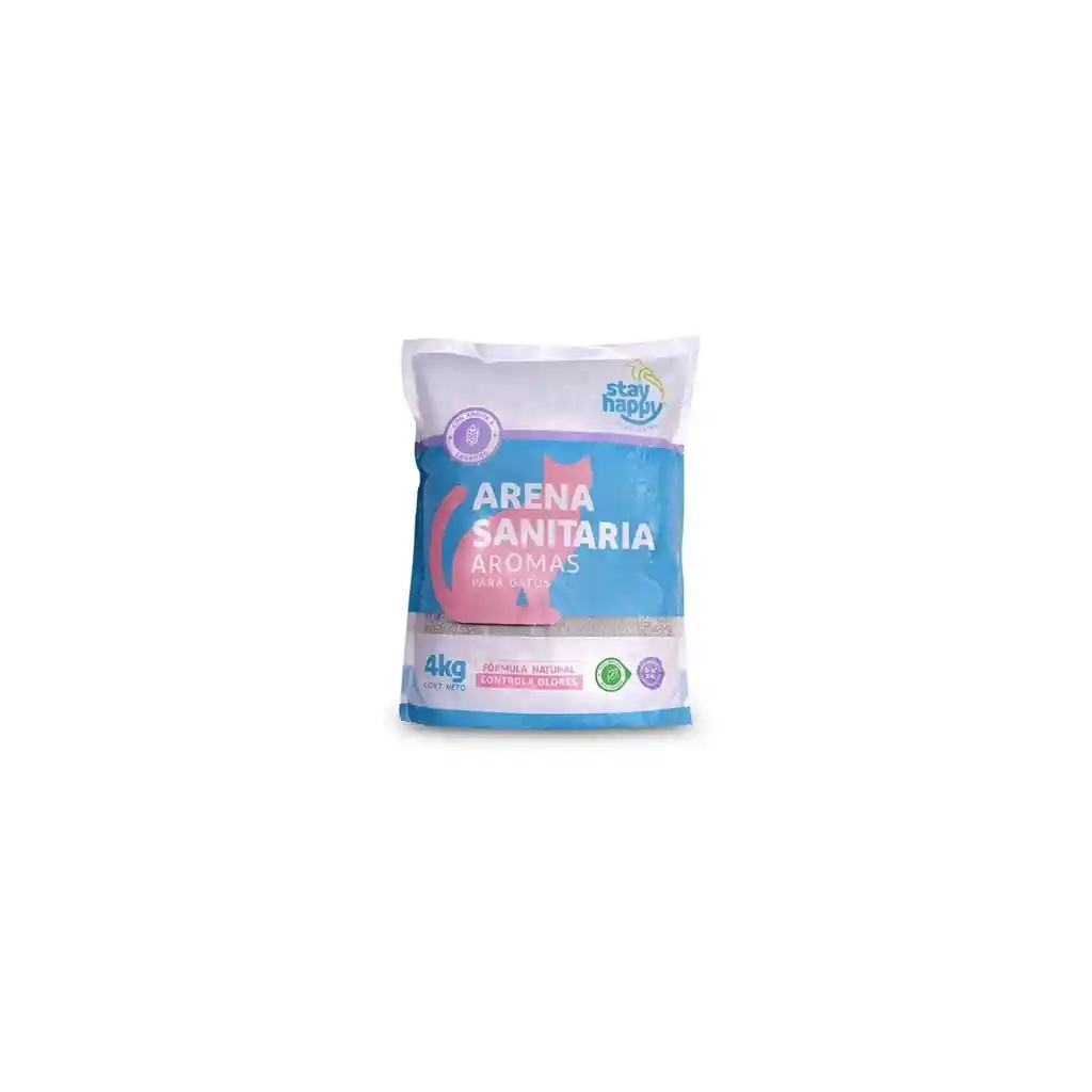 Stay Happy Arena Sanitaria Aroma Lavanda 10 Kg