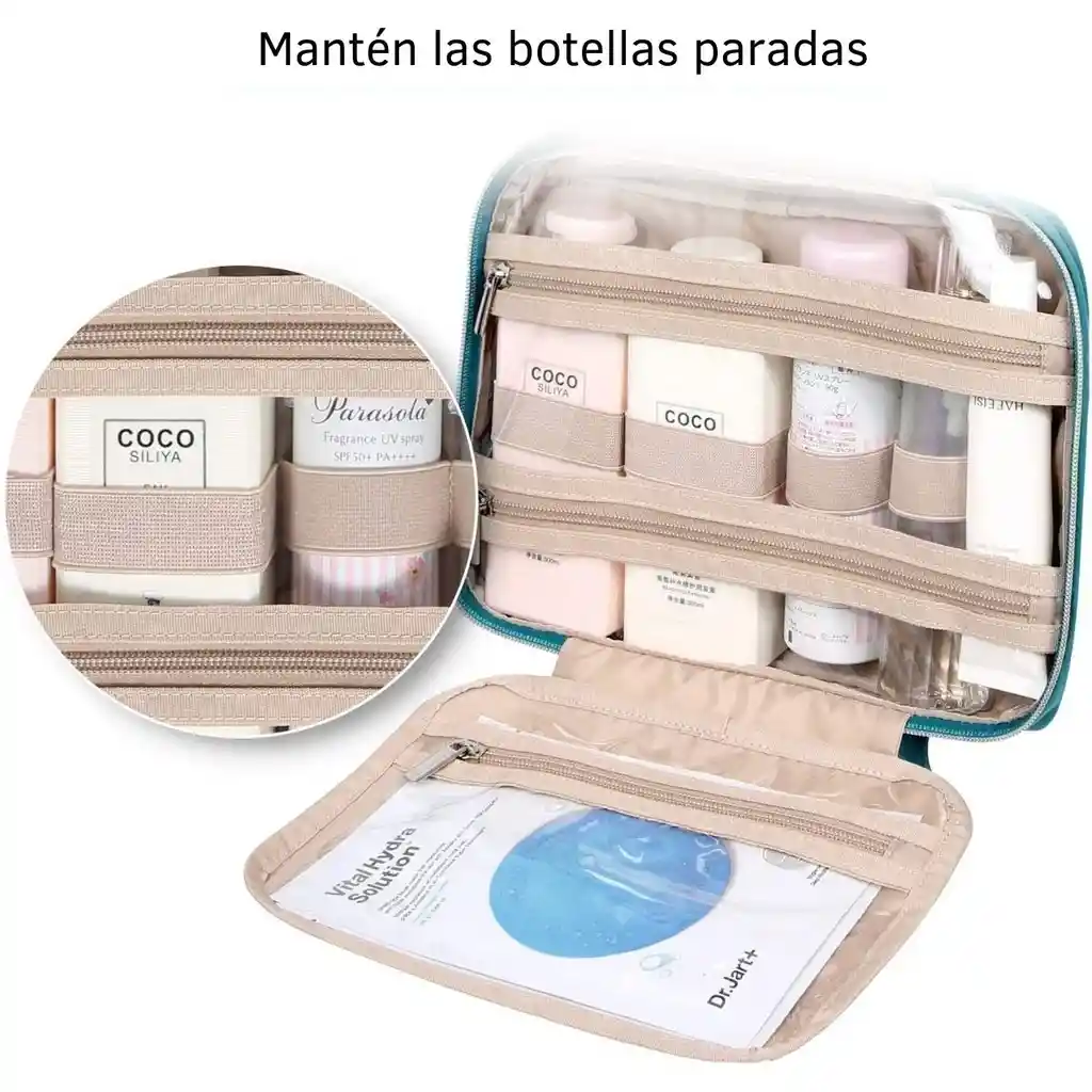 Bagsmart - Neceser De Aseo Para Colgar Más Bolsa De Cosmeticos - Turquesa