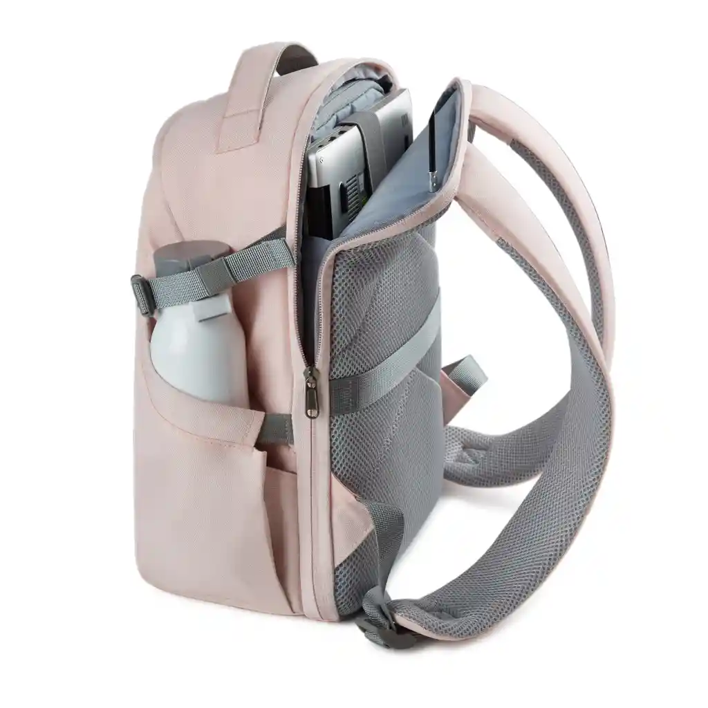 Bagsmart - Mochila Para Cámara Y Notebook De 13.3" - Rosado