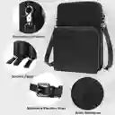 Ecosusi Bandolera Para Celular Con Cartera Desmontable - Negro