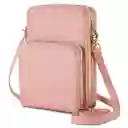 Ecosusi Bandolera Para Celular Con Cartera Desmontable - Rosado