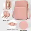 Ecosusi Bandolera Para Celular Con Cartera Desmontable - Rosado