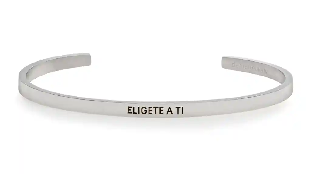 Pulsera Elígete A Ti Plata