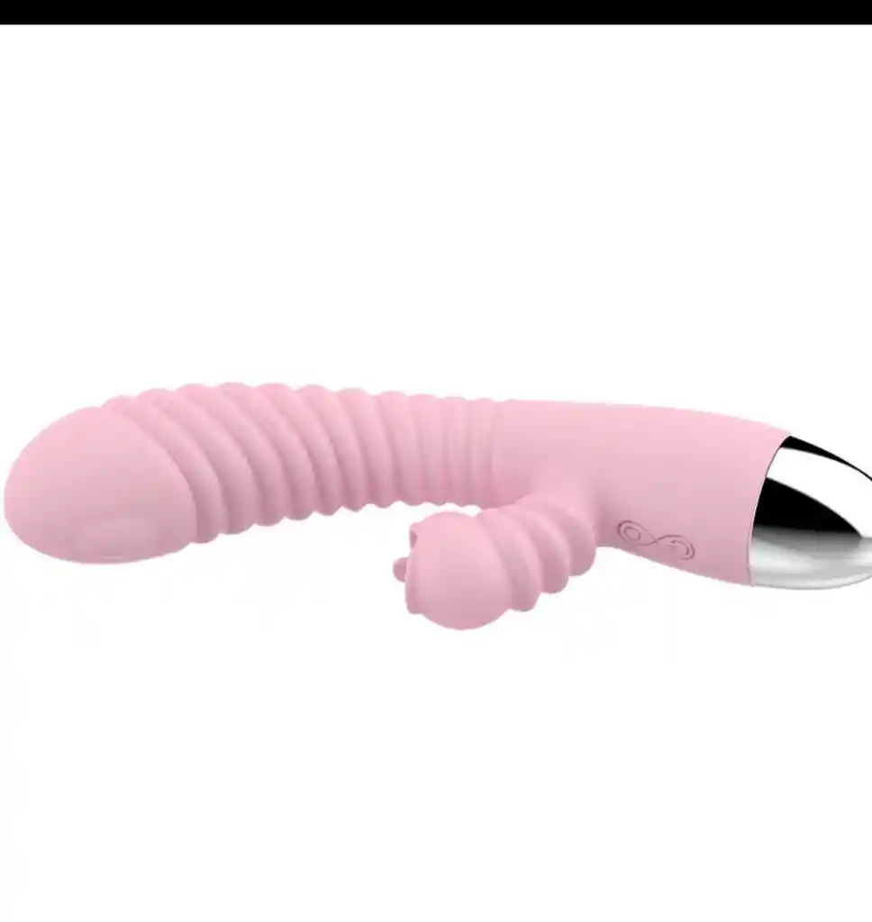 Vibrador Texturizado Con Lengua Para El Clitoris Y Calentador