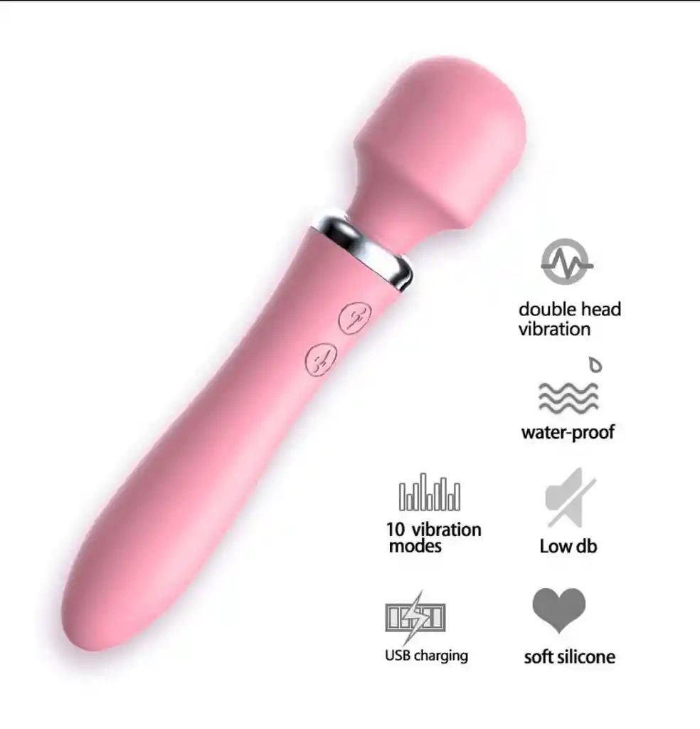 Vibrador Doble Estimulacion Microfono - Dildo