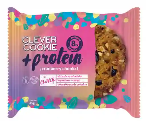 EAT CLEVER- Galleton Proteico Con Cranberry - Clever Cookie 45G