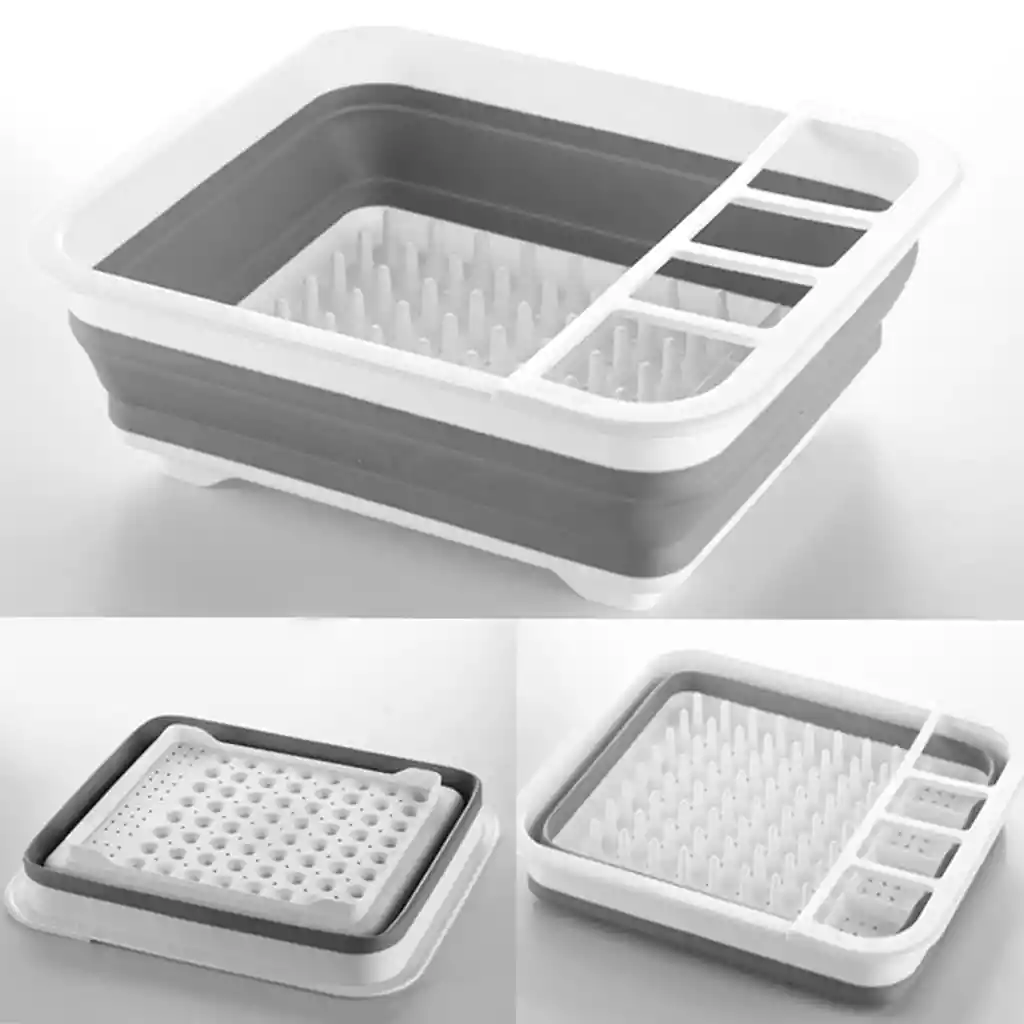 Organizador Escurridor De Platos Plegable