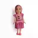 Muñeca Con Lentes Y Trenzas