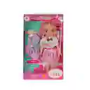 Muñeca Con Lentes Y Trenzas