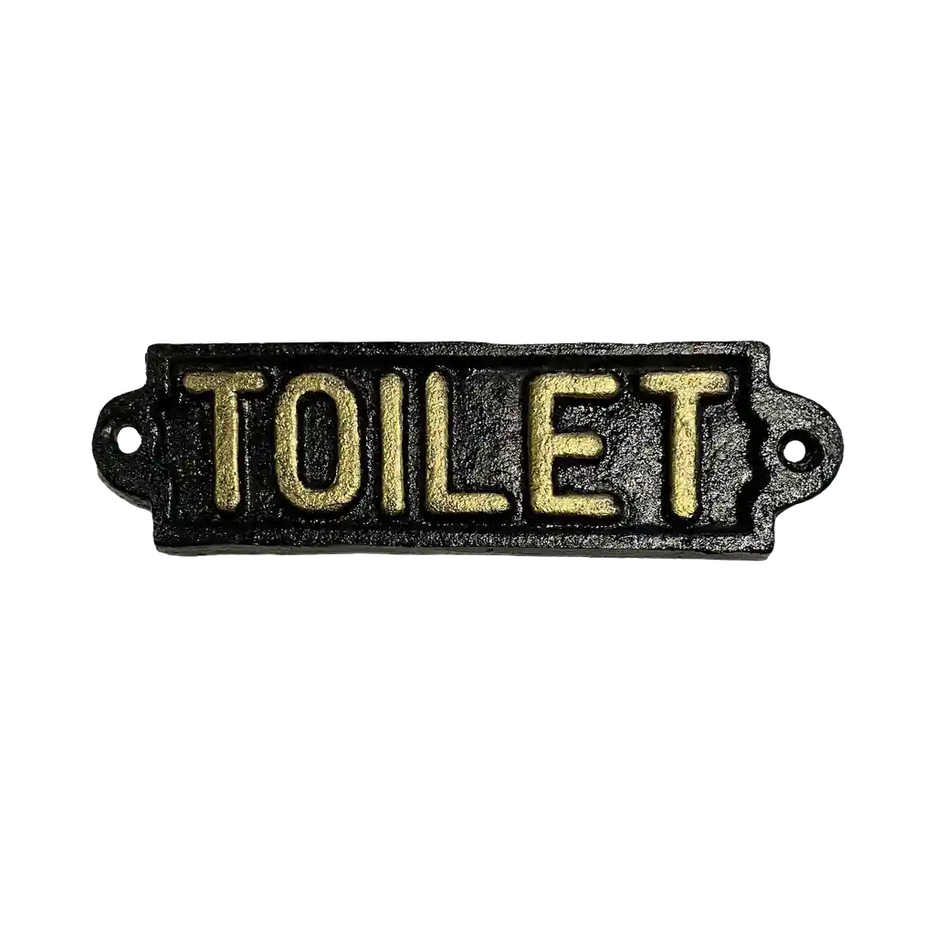 Placa " Toilet"