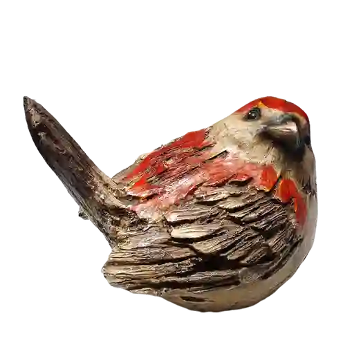 Pájaro Gordo Rojo Grande