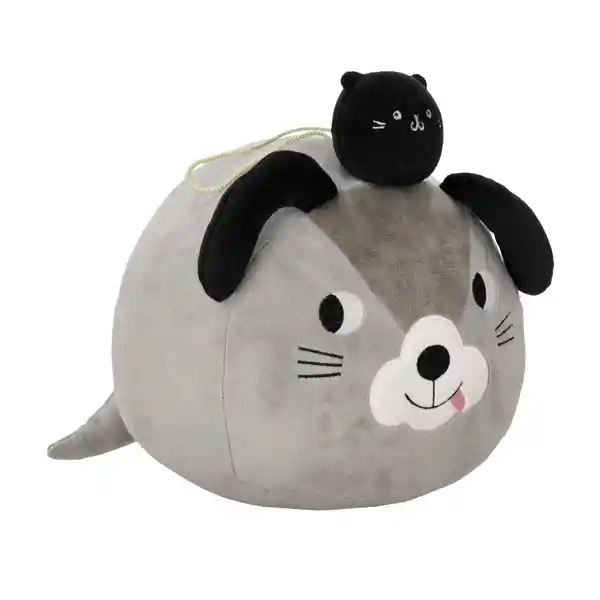 Cojín de Animal Con Mascota Gris 27 x 30.5 cm Casaideas