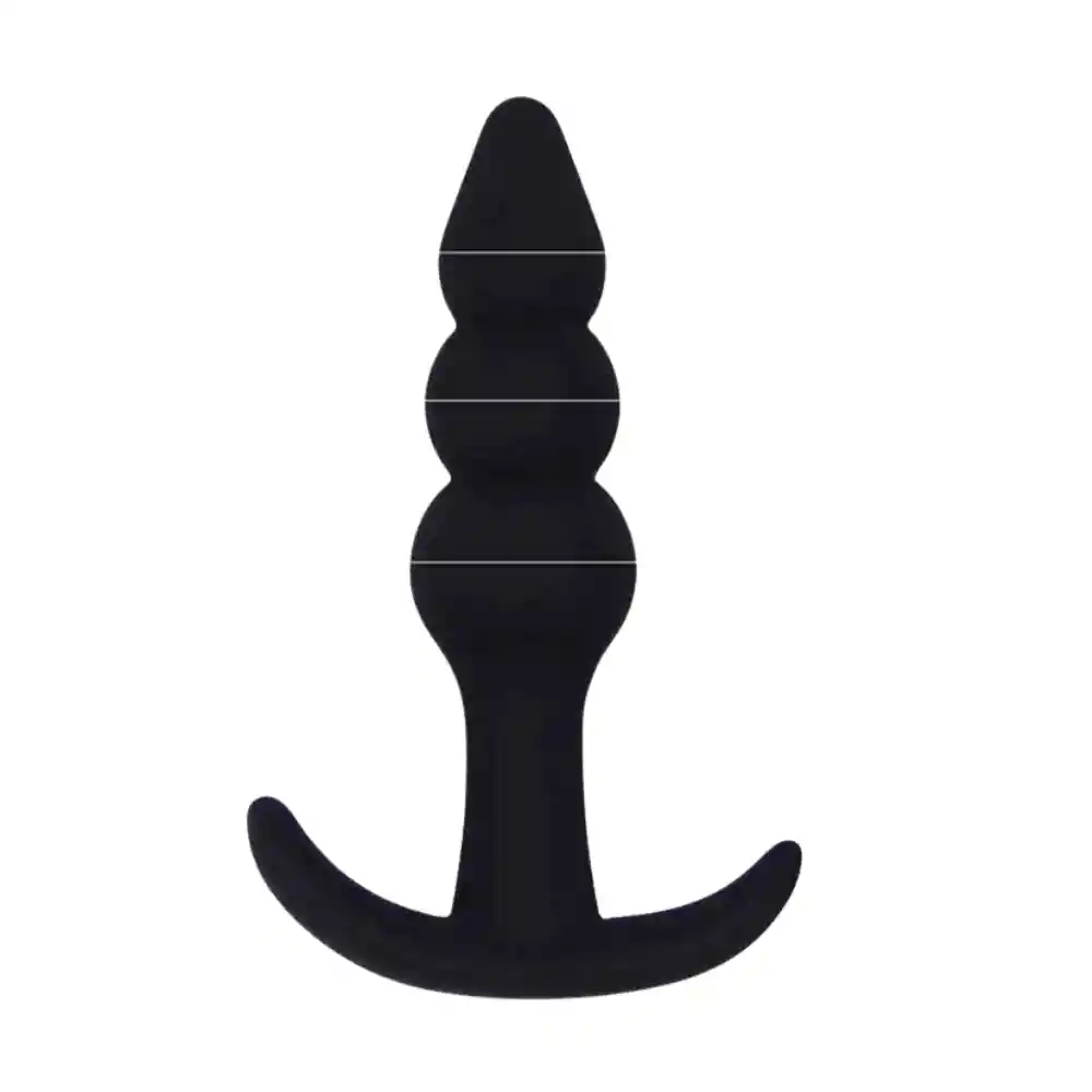 Dilatador Anal Negro Silicona