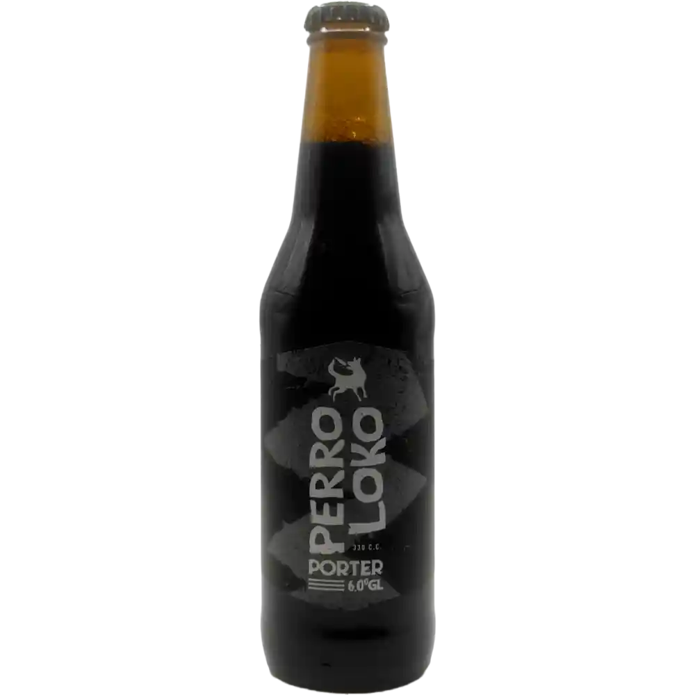 Cerveza Perro Loko Porter Ale 6.0° G.l. 330cc