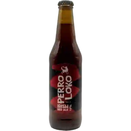 Cerveza Perro Loko Irish Red Ale 5.4° G.l. 330cc