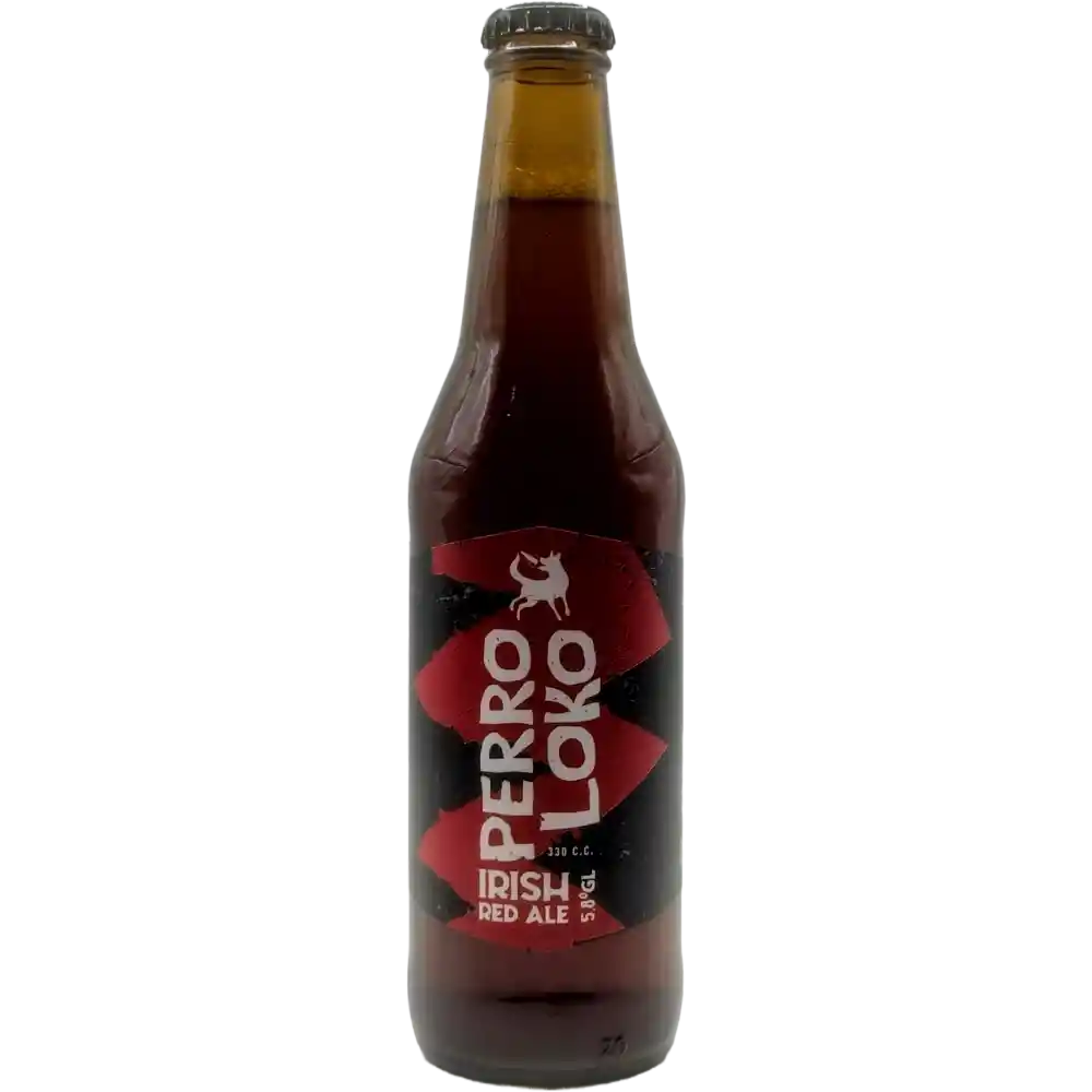 Cerveza Perro Loko Irish Red Ale 5.4° G.l. 330cc