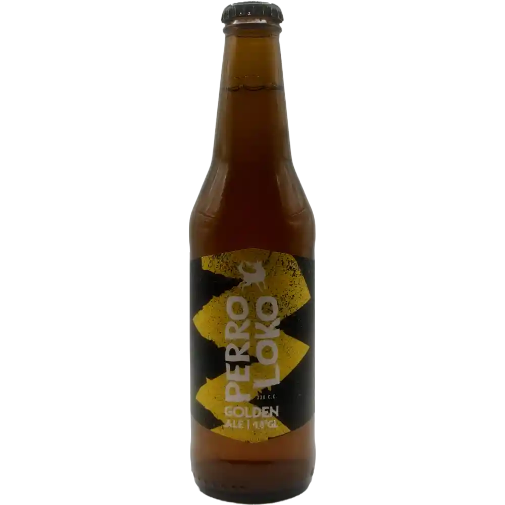 Cerveza Perro Loko Golden Ale 4.8° G.l. 330cc