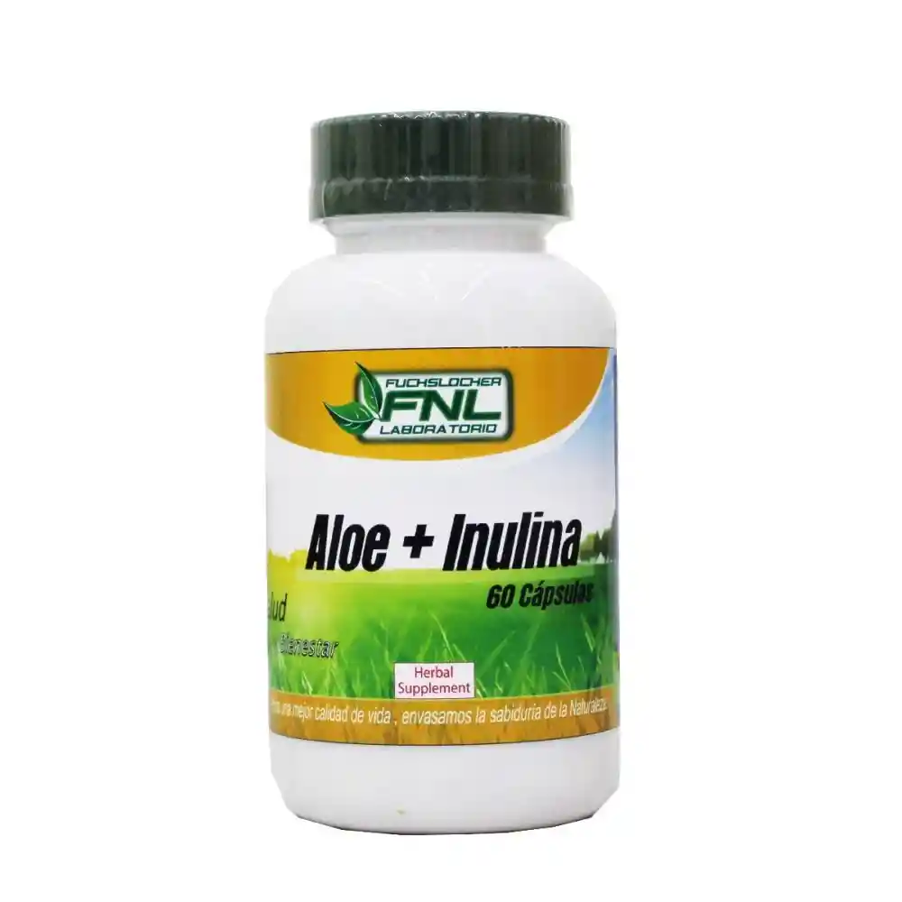 Aloe Vera + Inulina 300mg 60 Capsulas - Fnl