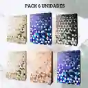 Pack De 6 Bolsa De Regalo Grande Diseño Patrón Geométrico