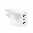 Adaptador De Carga Rápida 28.5w 3 Puertos. Usb, Tipo-c