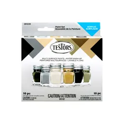 Testors Set De Pinturas Acrílicas Colores Camuflados