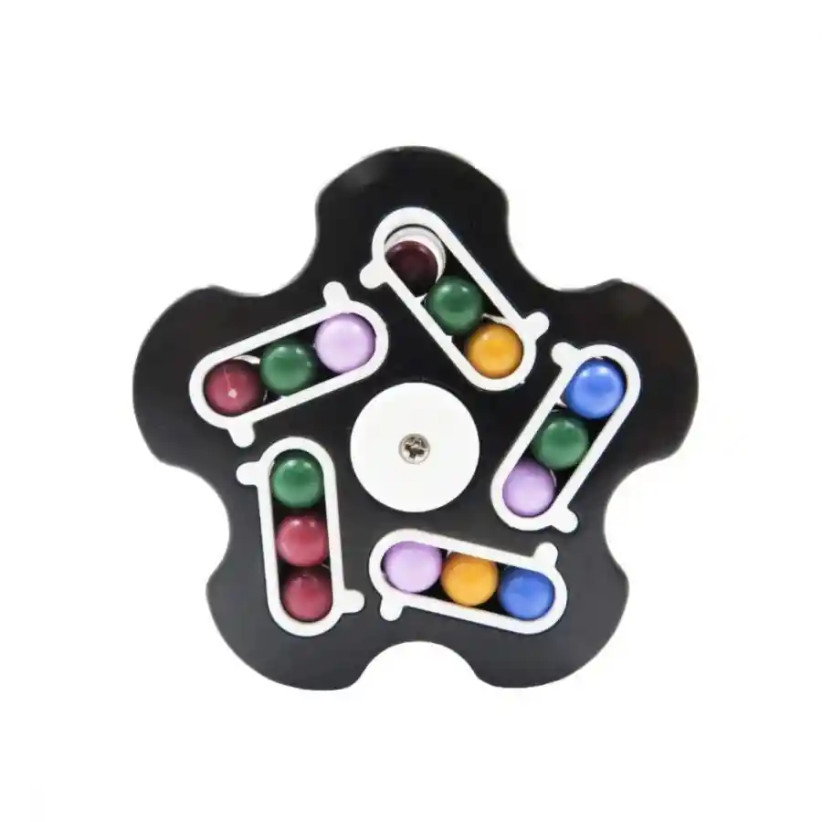 Juego Didáctico Rubik Fidget Spinner Giratorio Antiestrés