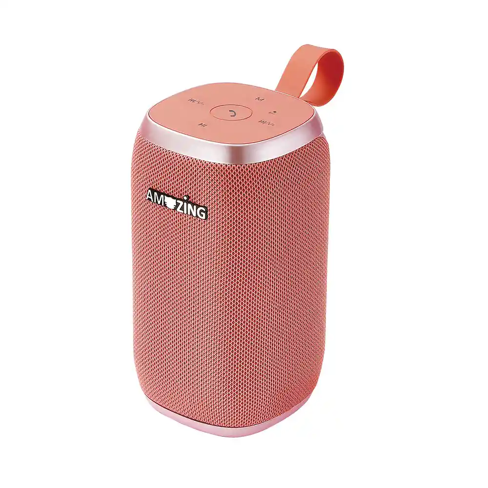 Parlante Bluetooth Portátil Outdoor Rosado